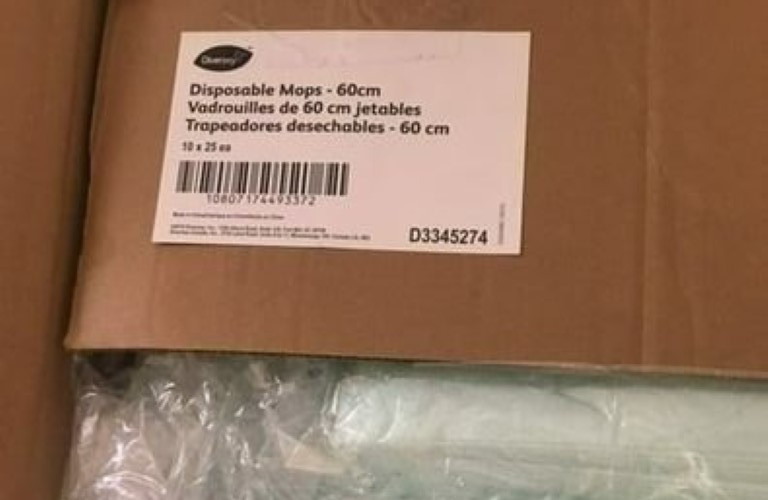 Diversey Microfiber Disposable Mop Pads 25 Count–See Description