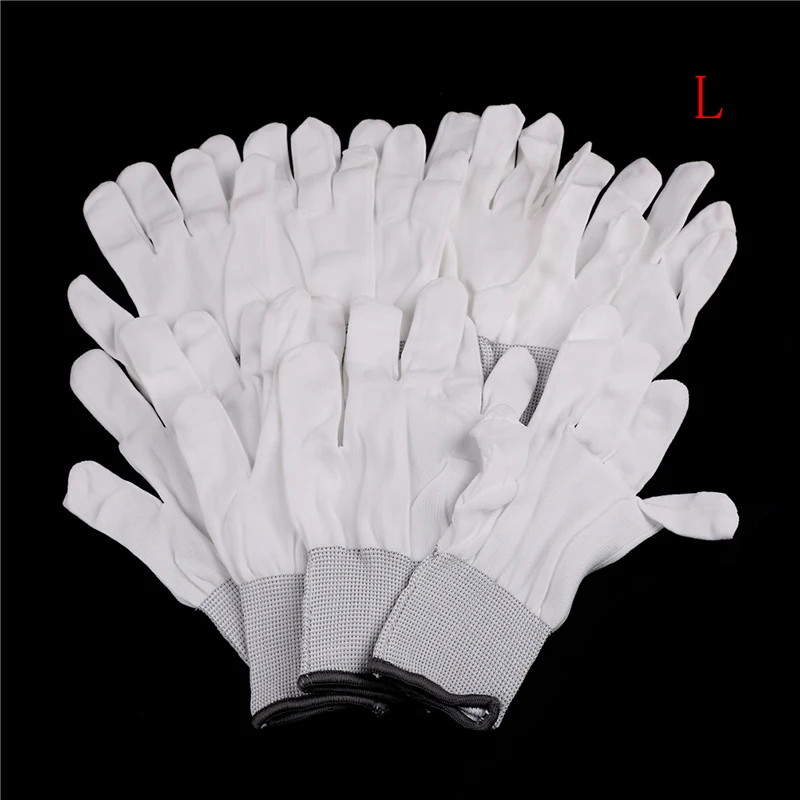 Anti Static Working Gloves PU Coated Palm Electronic Finger Glove 5Pair