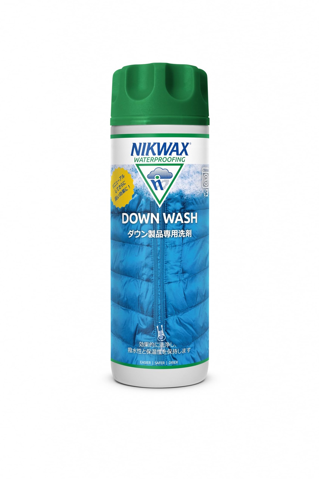 Nikwax Down Wash, 300ml, Detergent for down 10 Fl Oz (Pack of 1), One Color