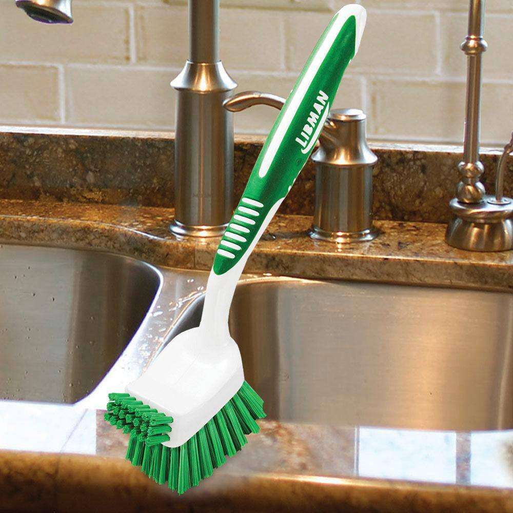 Big Job Kitchen Dishwashing Scrub Brush (2-Pack)