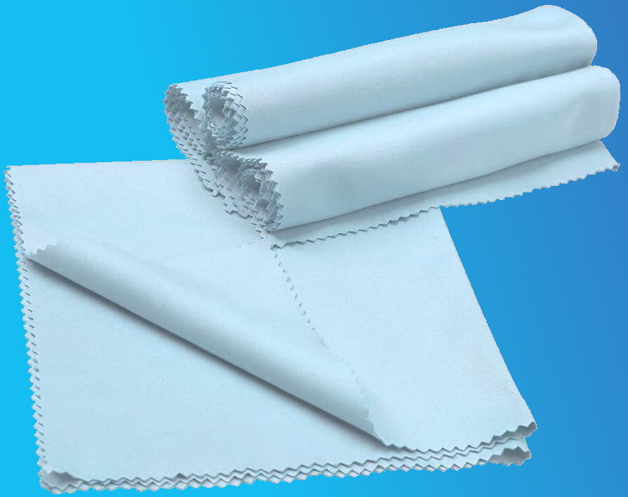 Oversized Microfiber Cleaning Cloth 20″ X 20″ for TV Screens Lens Phone (Blue)