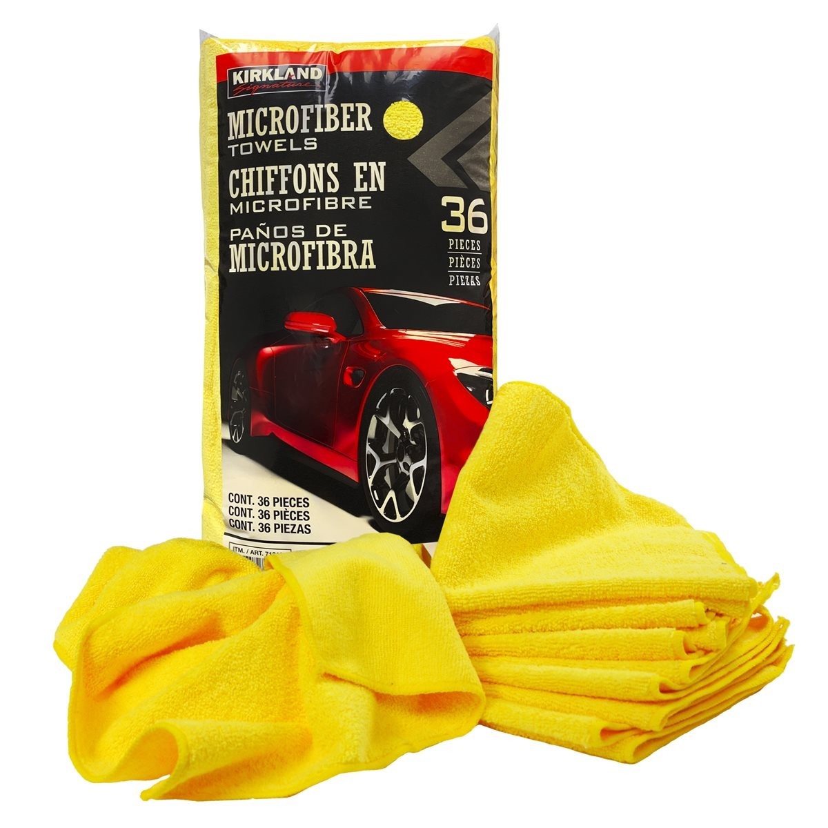 Kirkland Signature Microfiber Towels – Pack of 36 (713160)