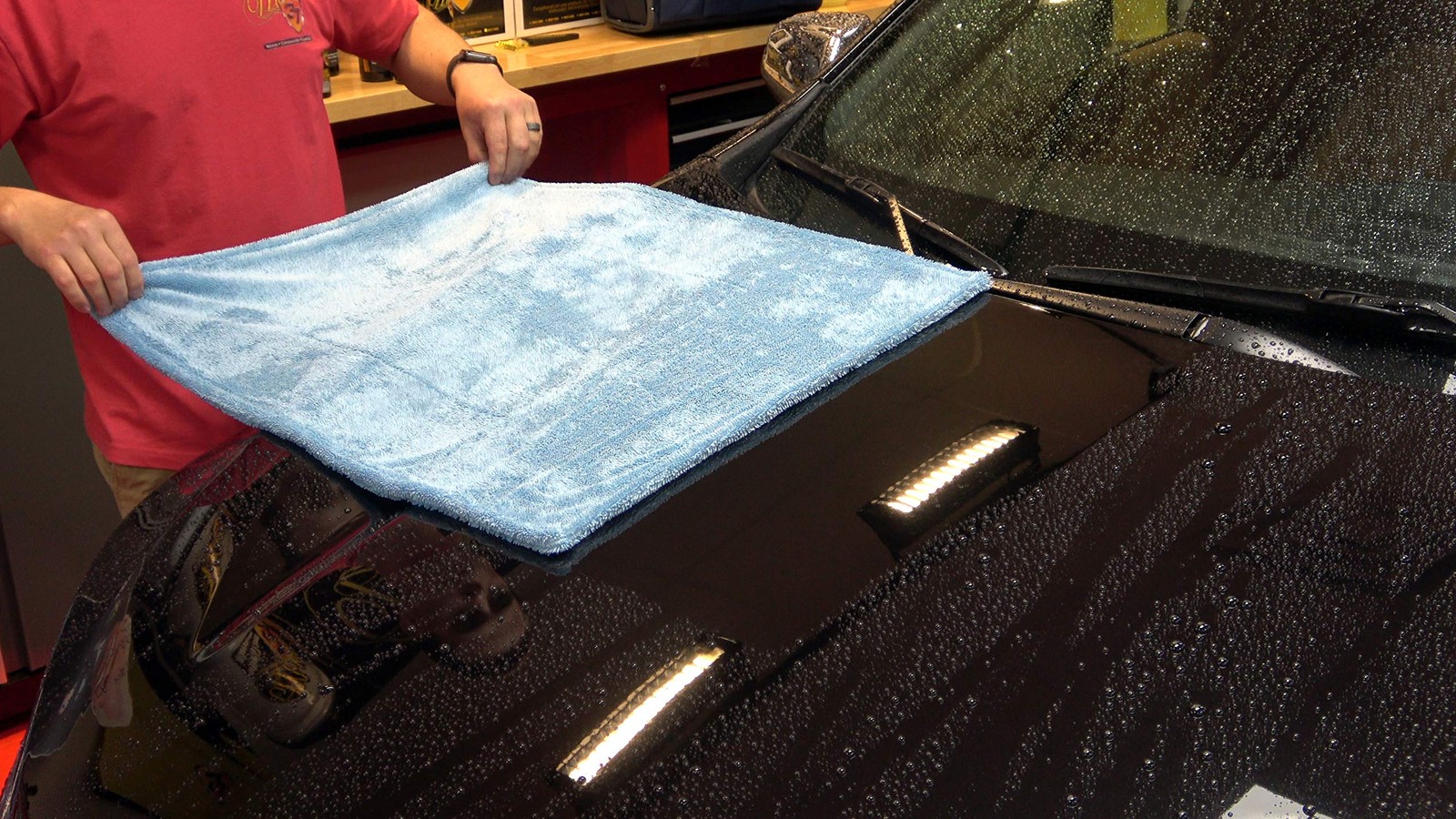 MK37G1130 Glacier Microfiber Car Drying Towel 1100 GSM 20×30 Inch Detailing