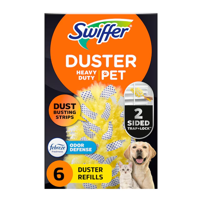 Swiffer Dusters Heavy Duty Pet Poly fiber Refill 6 -Count