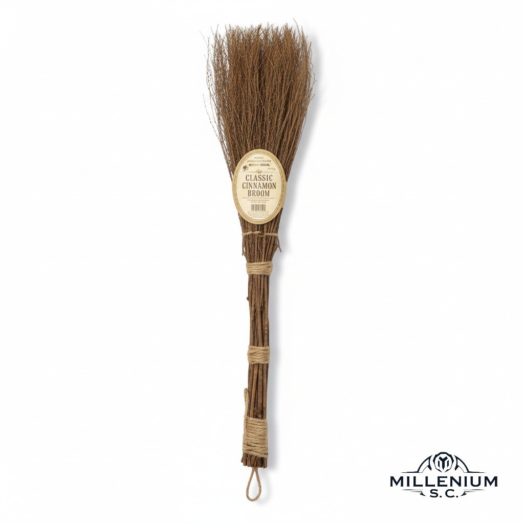 Highly Scented Cinnamon Broom Stick 36 inch Heather Rope Loop Fall Winter Decor