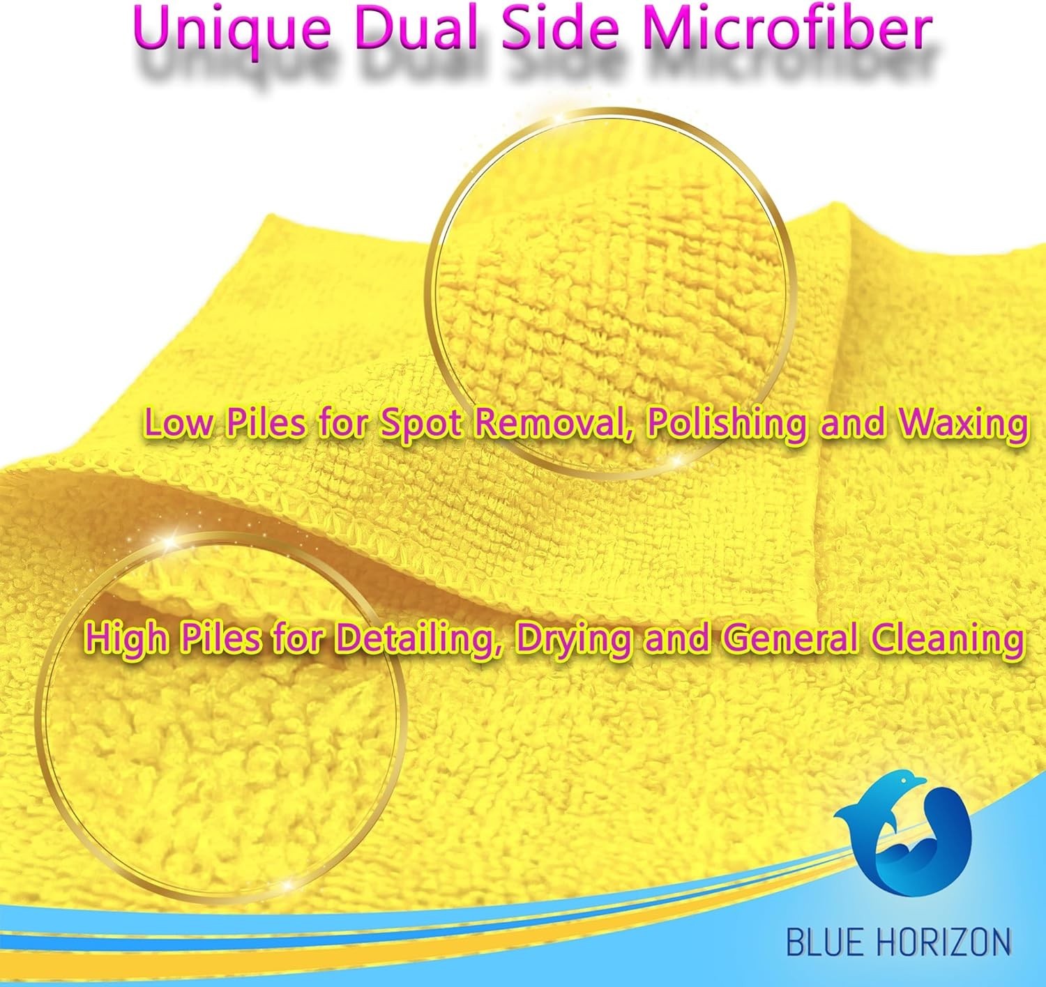 Microfiber Cleaning Cloth Set Of 24 Towel Rag Car Polishing Detailing No-Scratch