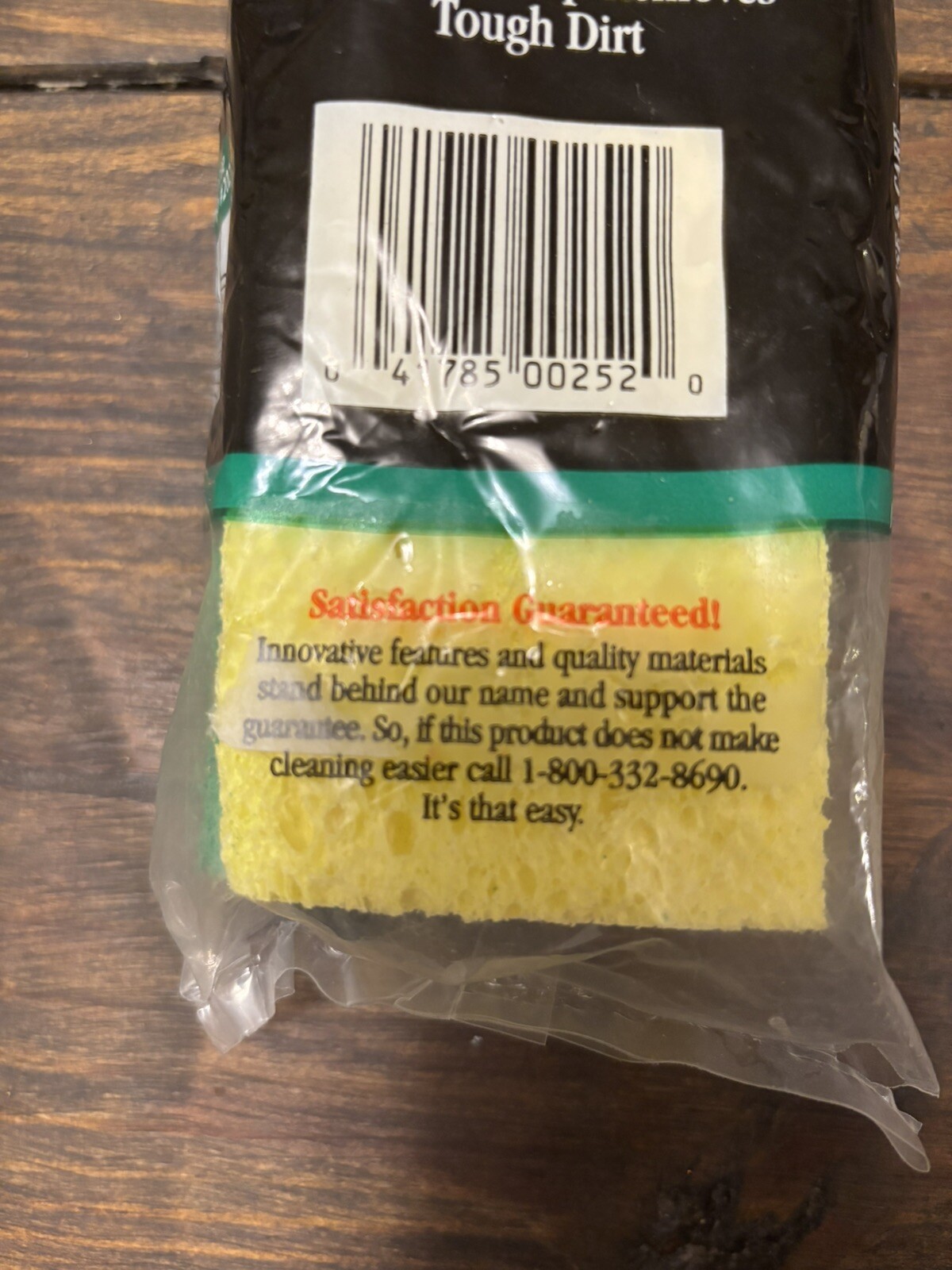 O Cedar Sponge Mop Refill Cellulose Sponge W/ Scrubber Item #252 NEW