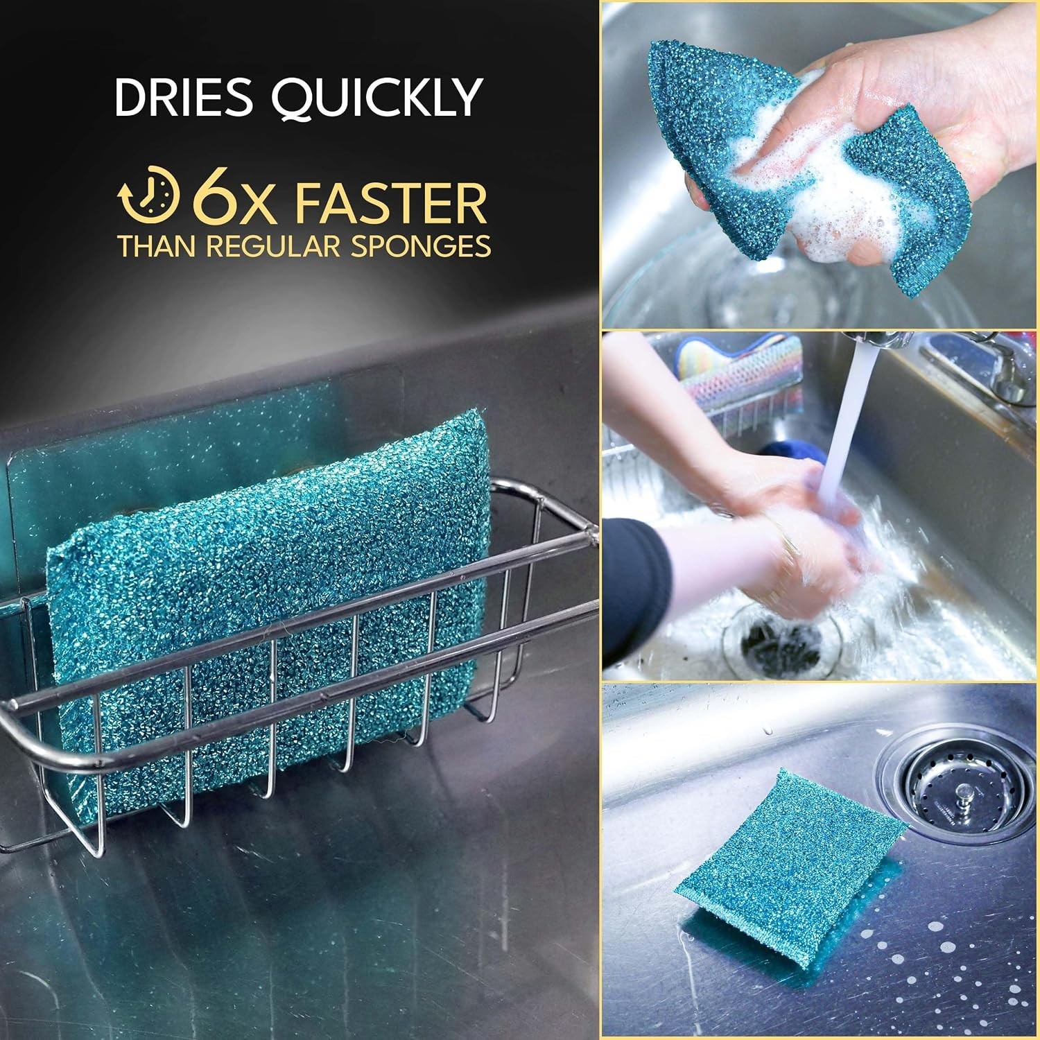 Durable Cleaning Scrubbers for Kitchen 30 Pcs