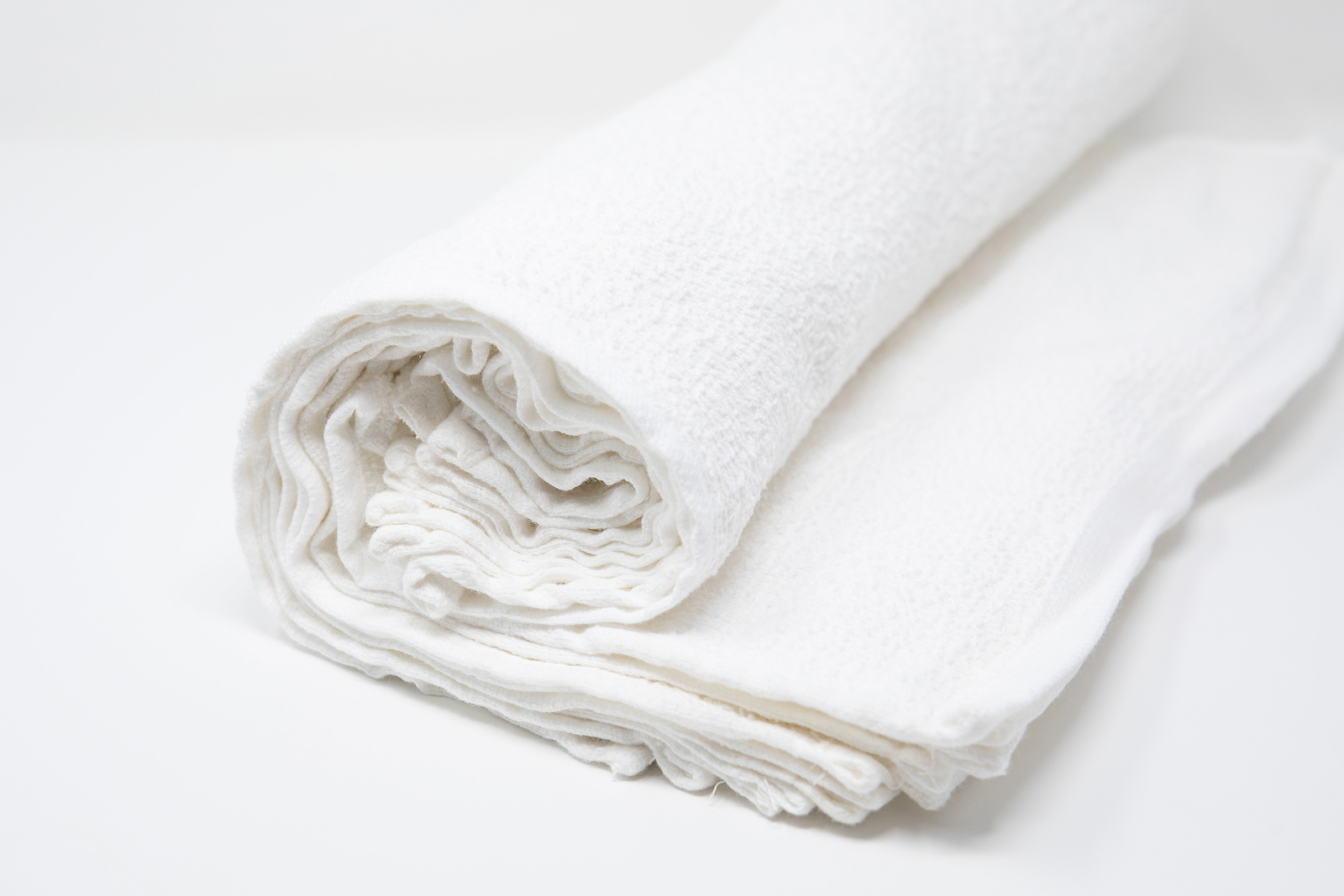18-Pack 100% Cotton Terry Towels, 14×17″, All-Purpose White
