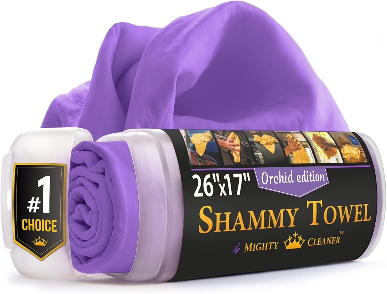 Scratch-Free 26”x17” Chamois Towel – Car Drying & Cleaning Solution