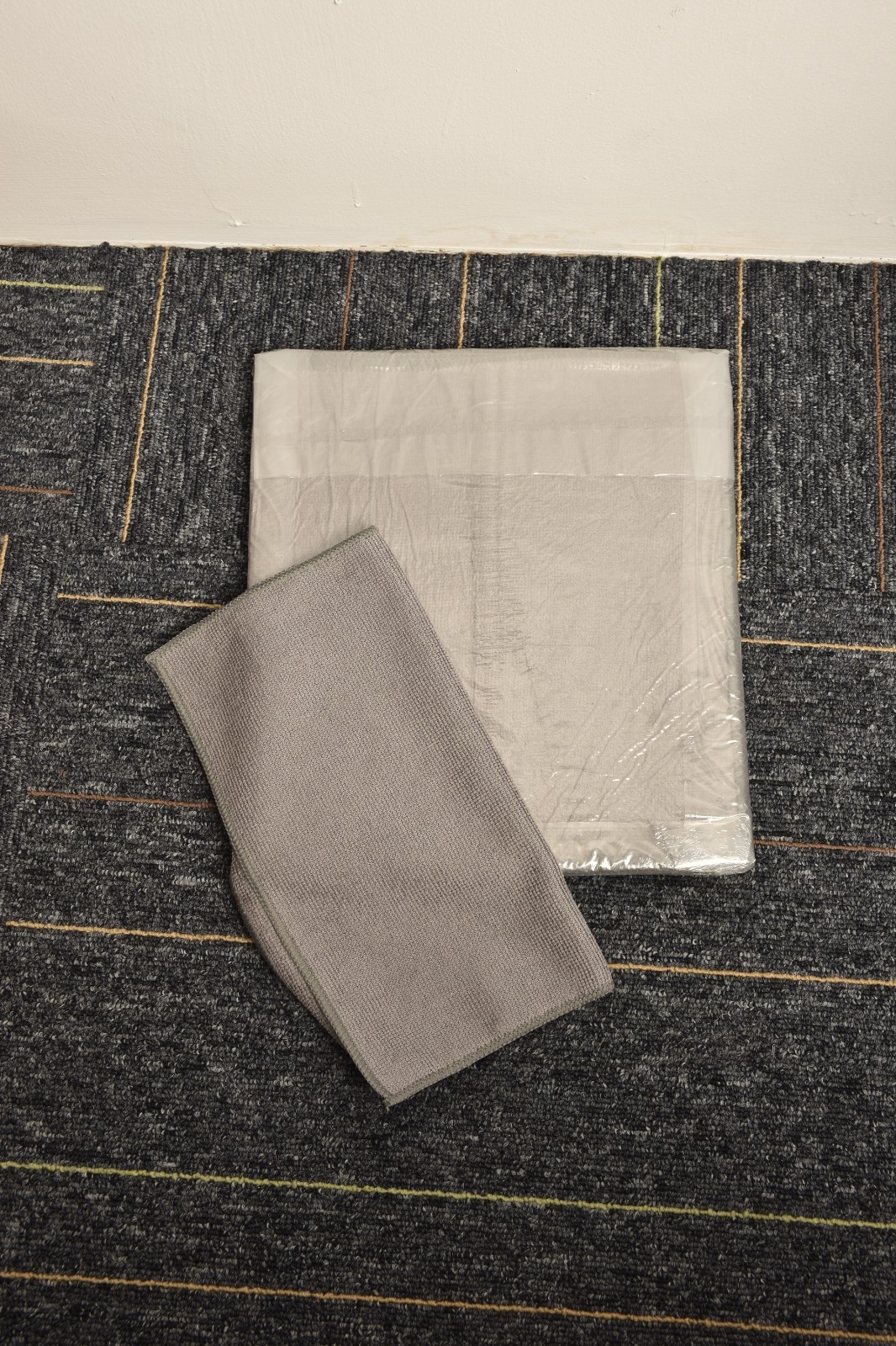SOVYLUE Microfiber Cleaning Cloth, 12PK Cleaning Towels 16X12inch,Grey