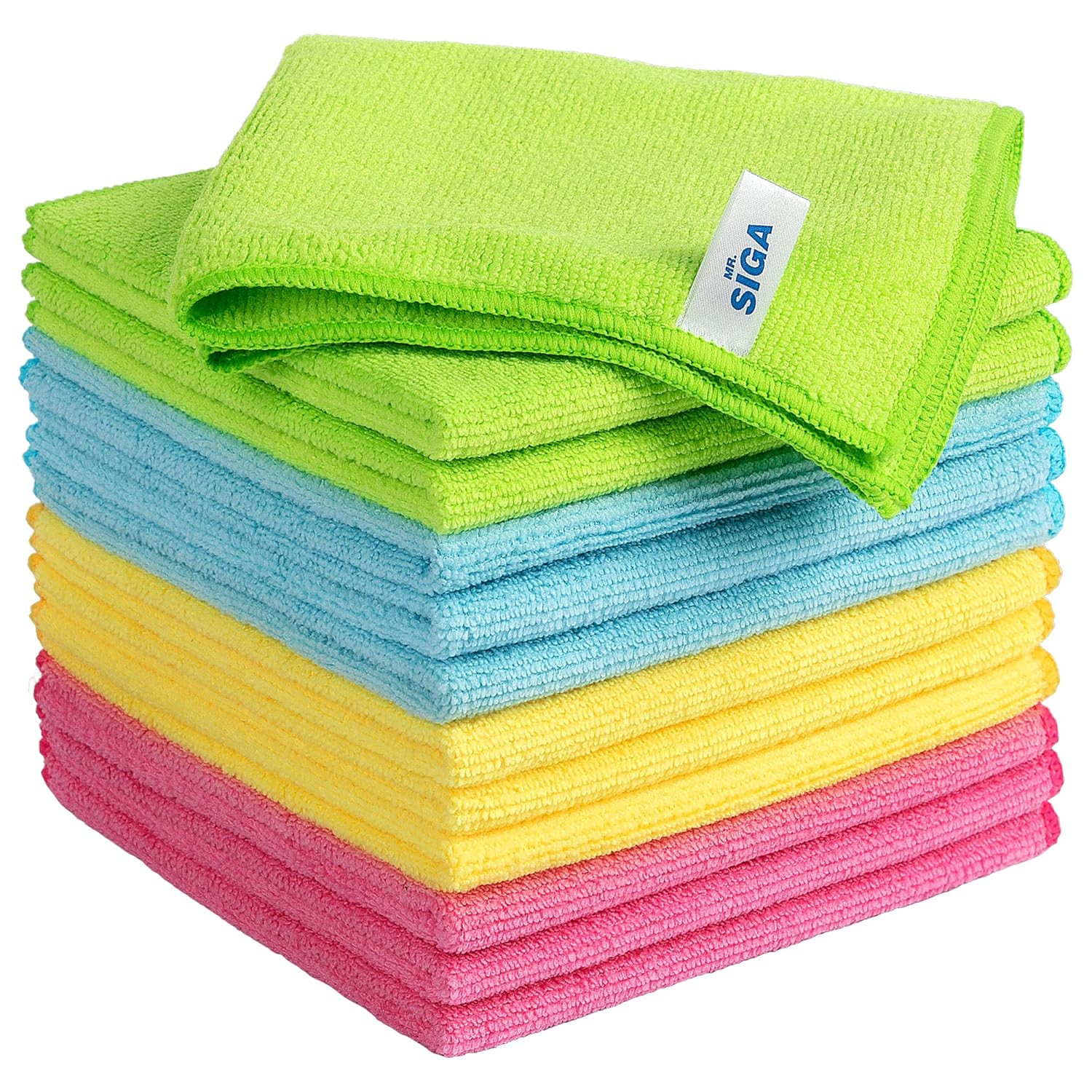 Microfiber Cleaning Cloth,Pack of 12,Size:12.6″ X 12.6″