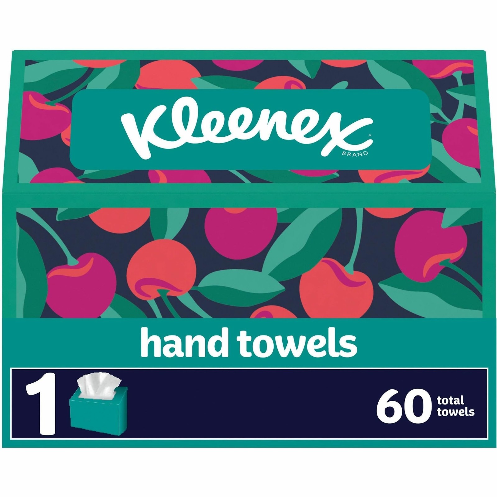 Kleenex Hand Towels, Single-Use Disposable Paper 60 Count (Pack of 1), White