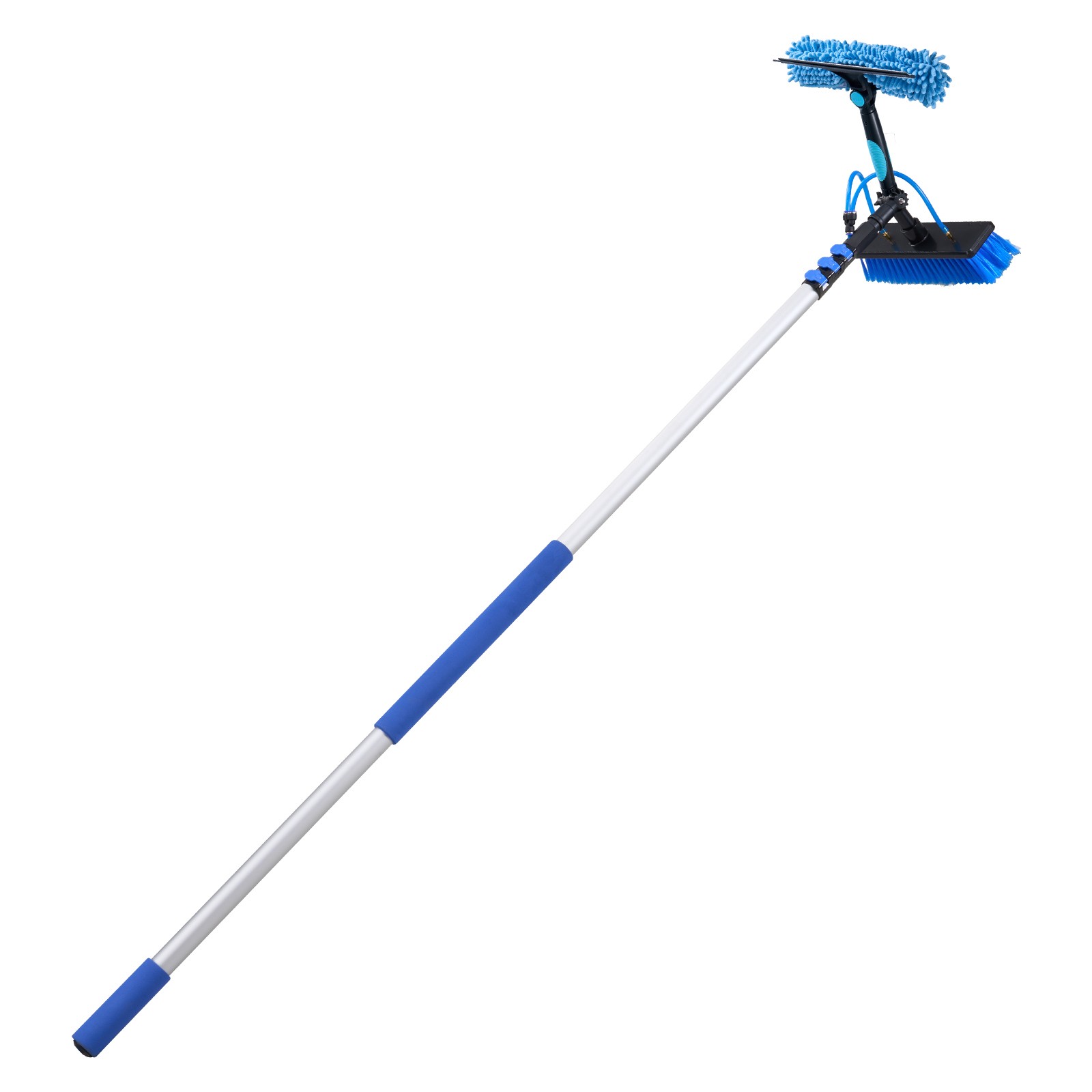 Uimoso Solar Panel Cleaning Kit with 20 ft Water Fed Pole and Brush