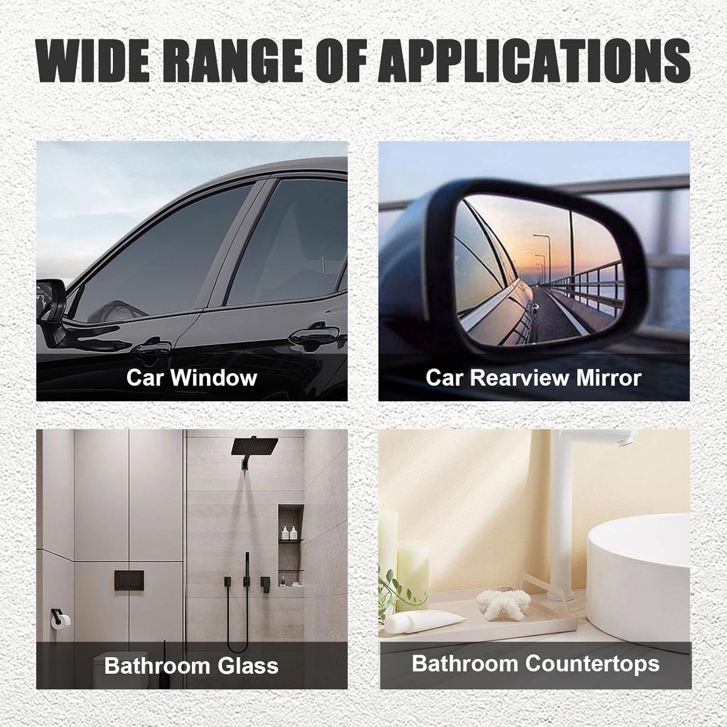 Small Silicone Window Squeegee, Car Windshield Water Blade Squeegee, Multifun…