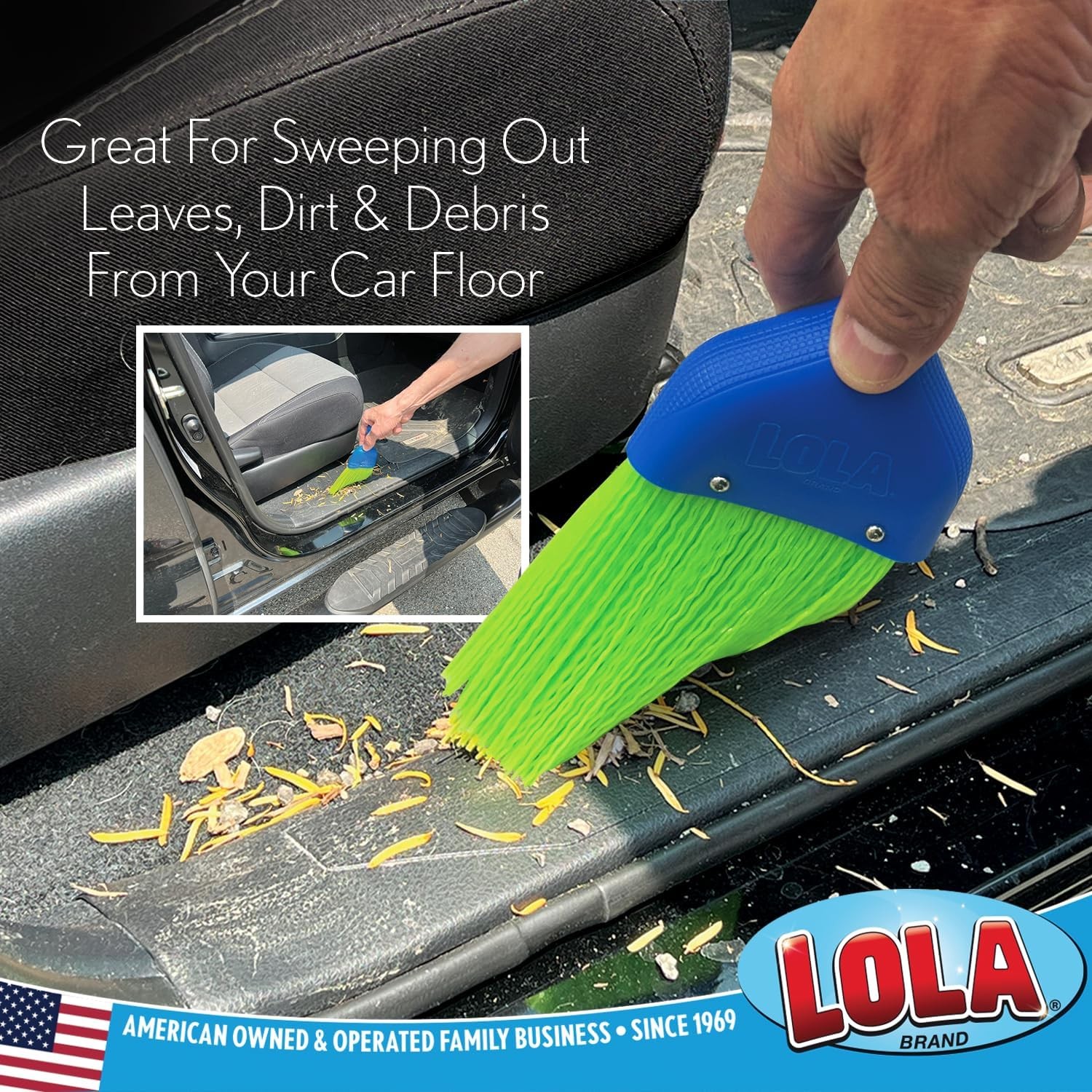 Heavy Duty Whisk Broom, Hand Brush, Durable Bristles, Whisks Away Dirt & Debris,