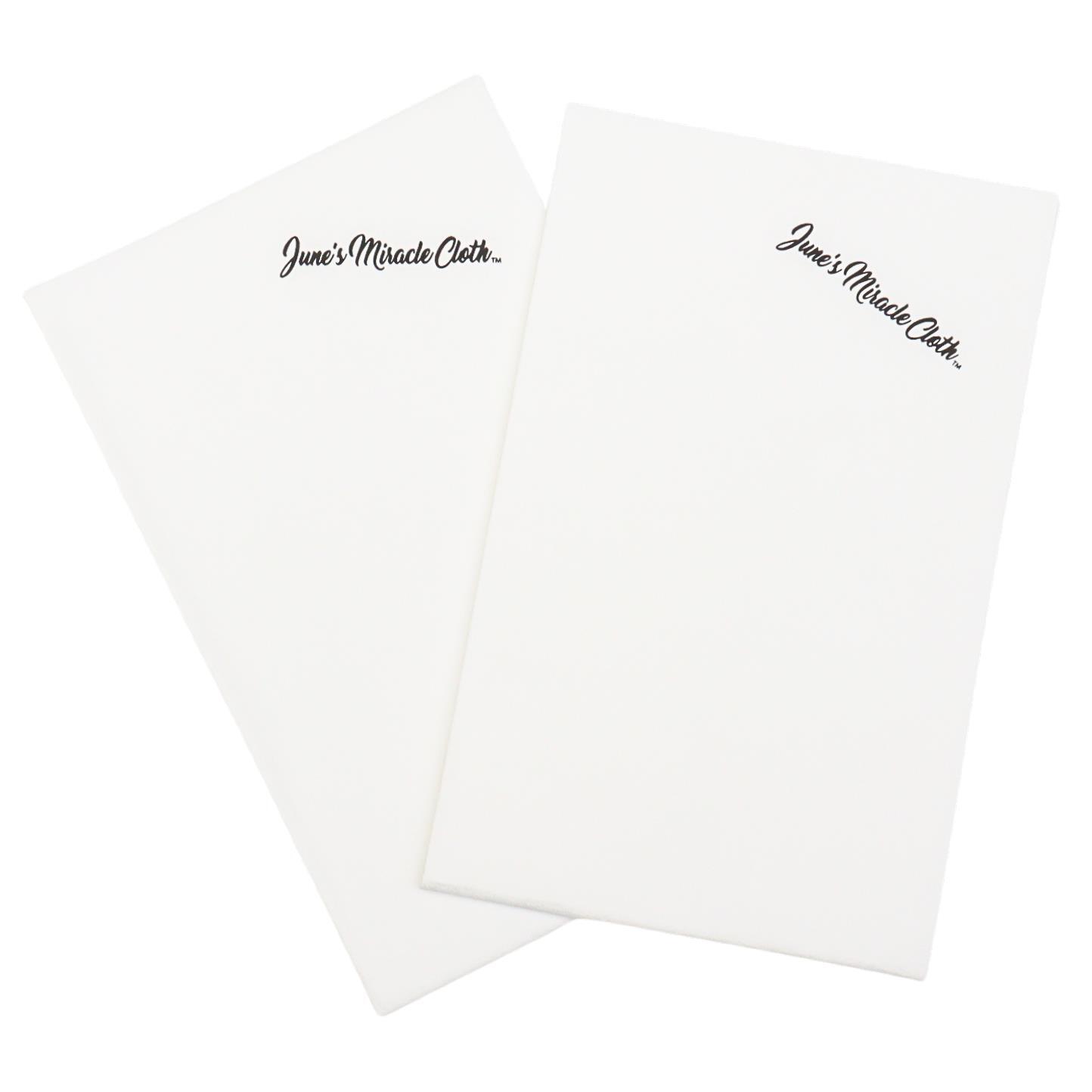 June’s Miracle Cloth 2-Pack: Streak-Free, Spotless, Lint-Free Cleaning Towels