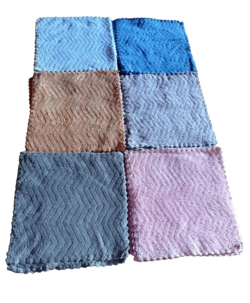 20pcs of 10×10 in microfiber soft absorbent kitchen cleaning towels, rags