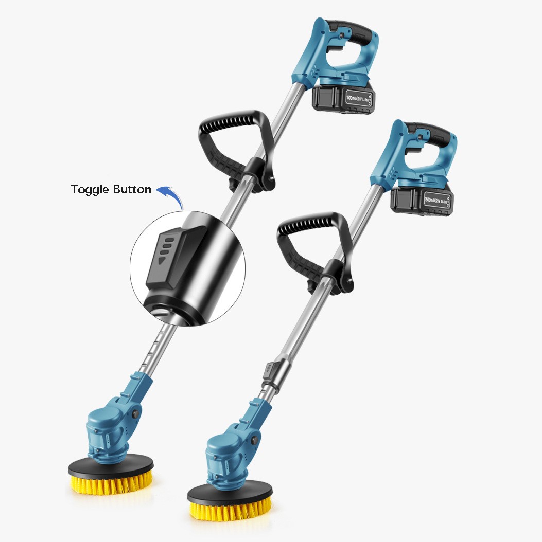 Cordless Spin Scrubber Turbo Scrub Electric Cleaning Brush Carpet Floor Cleaning