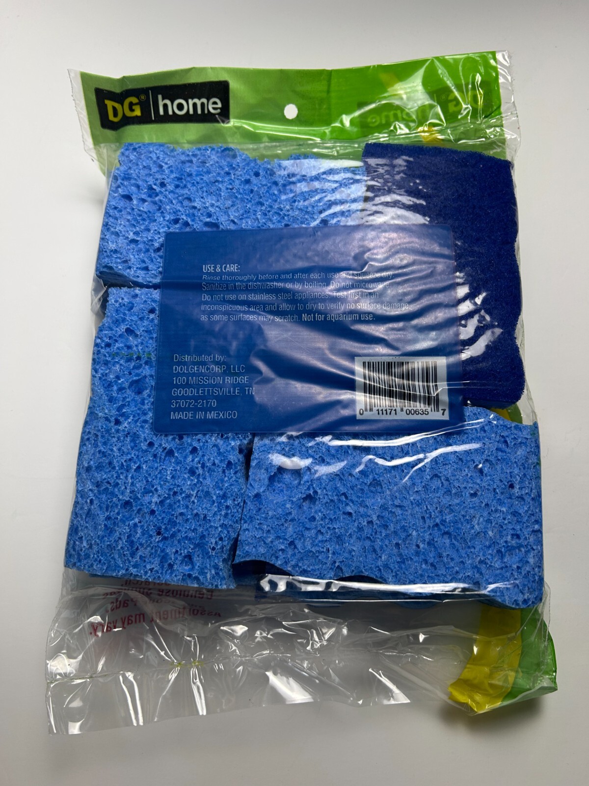 DG Home Variety 8pk Heavy Duty Sponges & Scour Pads for Dishes, Bakeware & Pans