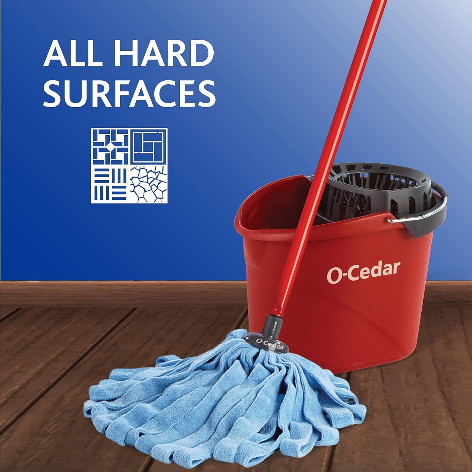 O-Cedar Microfiber Cloth Wet Mop – Efficient Floor Cleaning, High Absorbency NEW