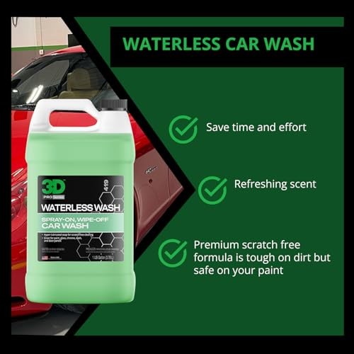 Waterless Car Wash – Easy Spray Waterless Detailing 128 Fl Oz (Pack of 1)