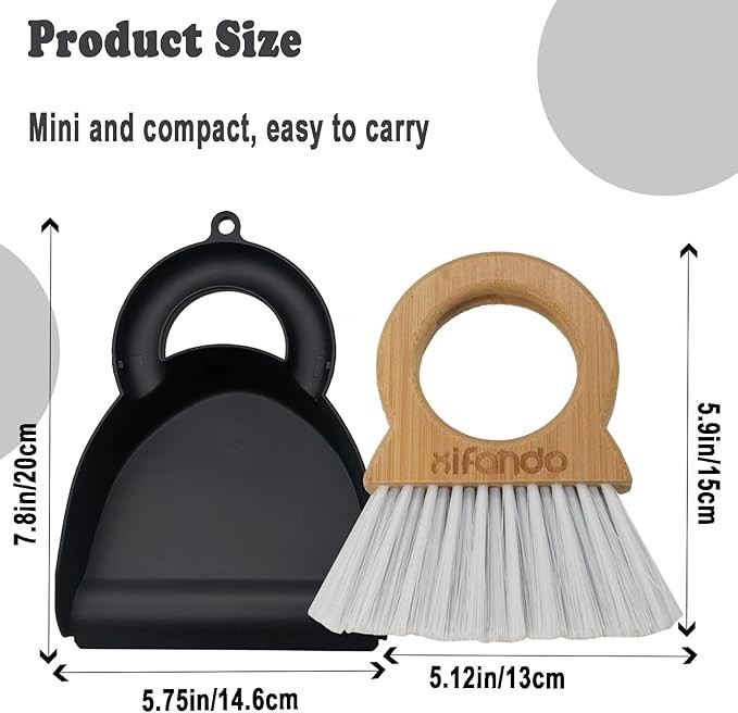 Mini Broom And Dustpan For Housekeepingbamboo Handle Small Broom And Dustpan Set