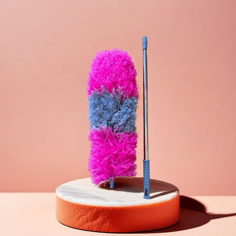 1pc Telescopic Microfiber Dusting Duster, Scratch-Resistant with Bendable…