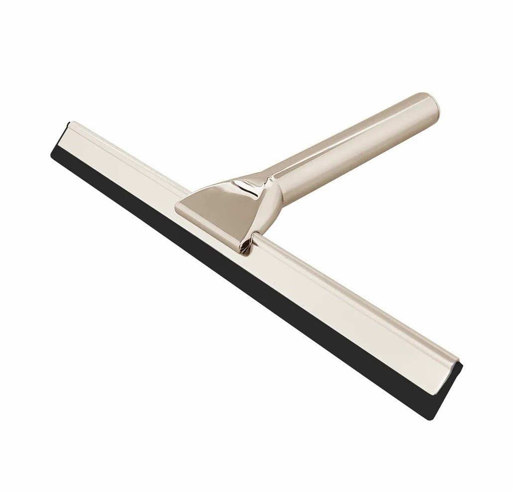 BAI Luxury Stainless Steel Shower Squeegee, Brushed Nickel 100% Authentic