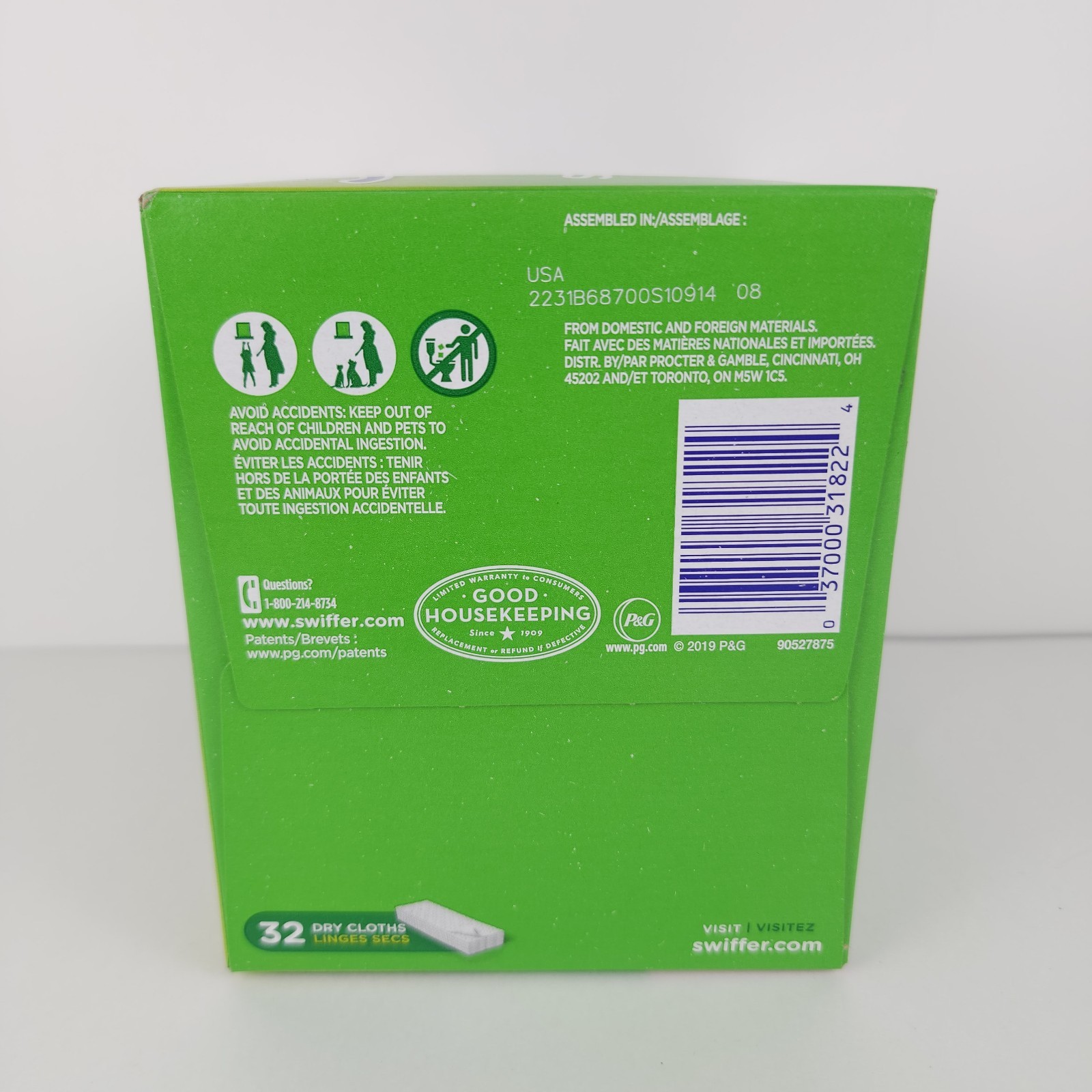 Swiffer Sweeper 32-CT DRY SWEEPING CLOTHS Multi Surface Mop Pad Refill Unscented