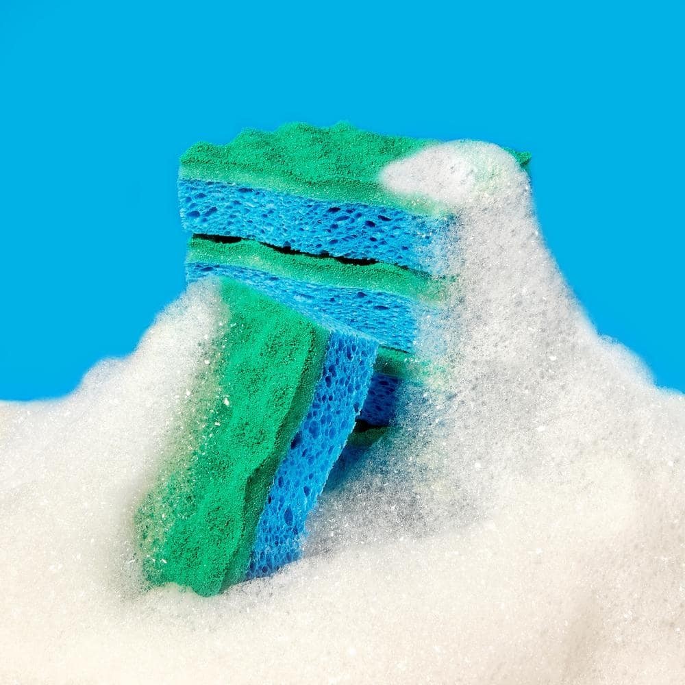 Scrunge Multi-Use Sponges 8 Count No Scratch Durable Design