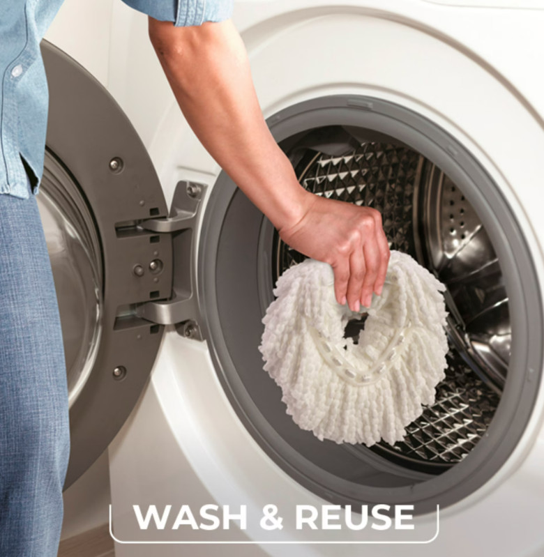 O-Cedar EasyWring Spin Mop & Bucket System Microfiber Floor Cleaning Set