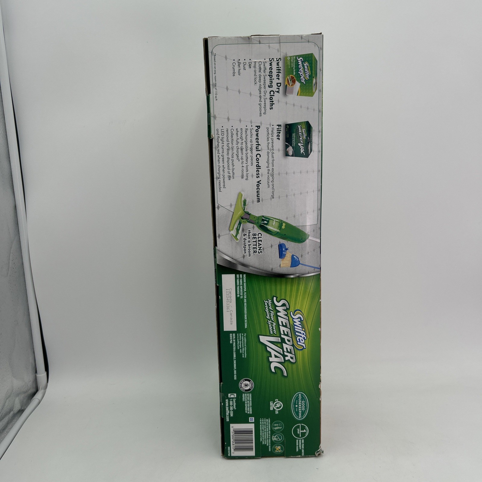 Swiffer Sweep + Vac Cordless Vac Rechargeable Sweeper Vacuum Kit Open Box READ
