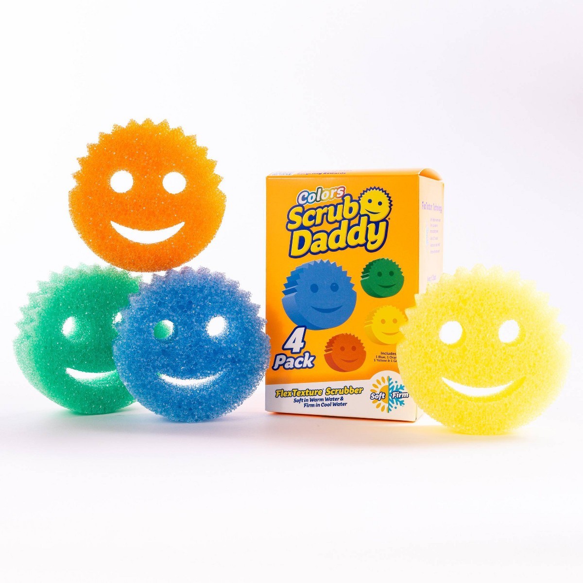 Scrub Daddy Sponges – 4ct: Foam Material