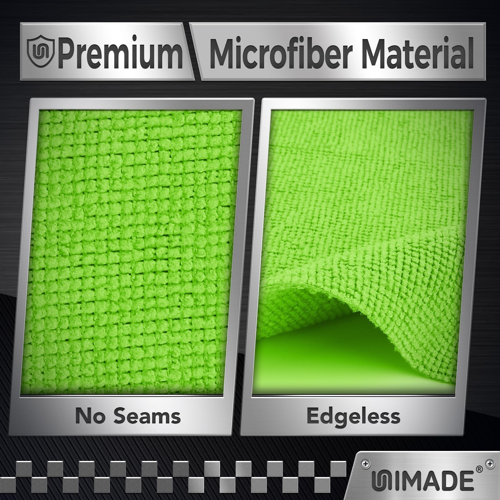 UNIMADE Microfiber Cleaning Cloth, 24 Pack Reusable 24pk, Multicolor