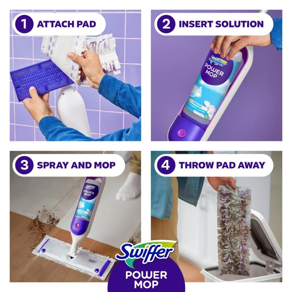 Power Mop, Floor Cleaner, Tile, Vinyl, Laminate,Wood,Floor Cleaner,Cleaning Set
