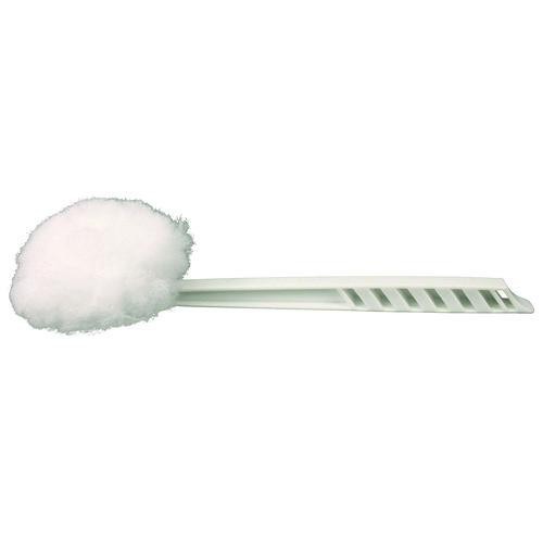 Impact Deluxe Toilet Bowl Mop, 10″ Handle, 4.5″ Mop Head, White, 25/Carton