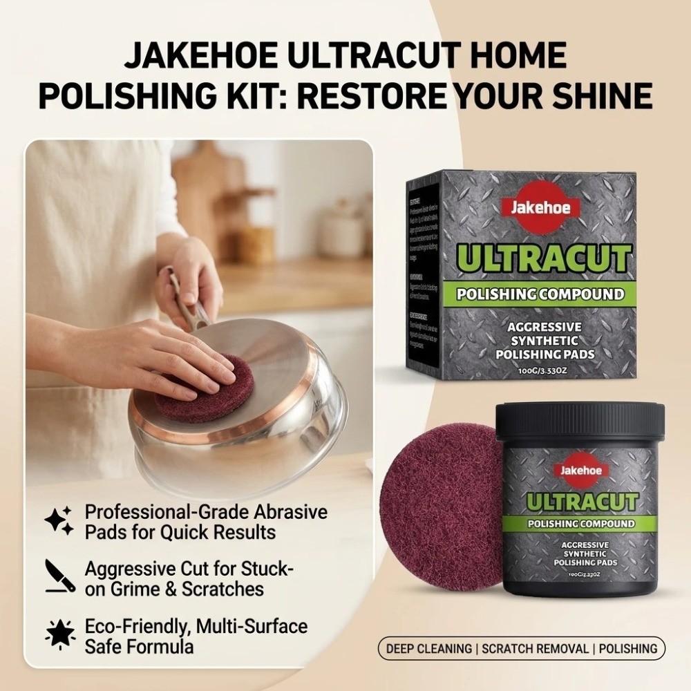 1-3SET 2026 New Ultracut Polish 100G Surface Restoration Compound With Pad~USA