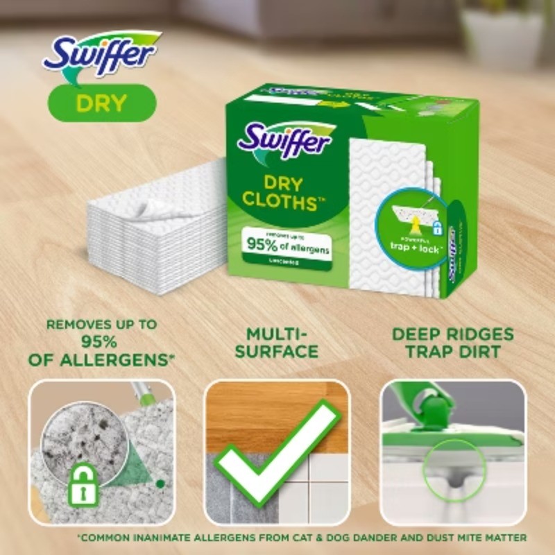 Swiffer Sweeper Dry Refills – Unscented