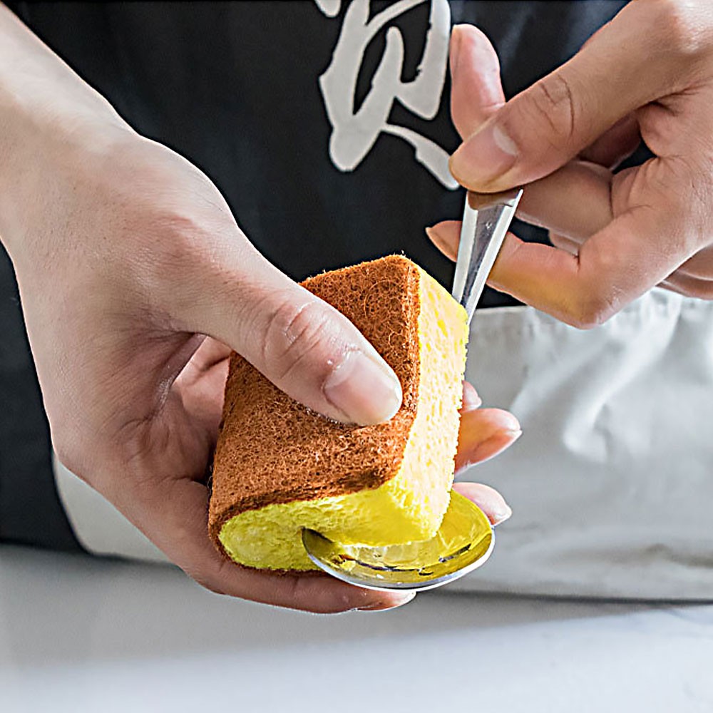 Anti-scratch sponge sisal fiber wiping sponge cleaning pad tableware cleaner JQ