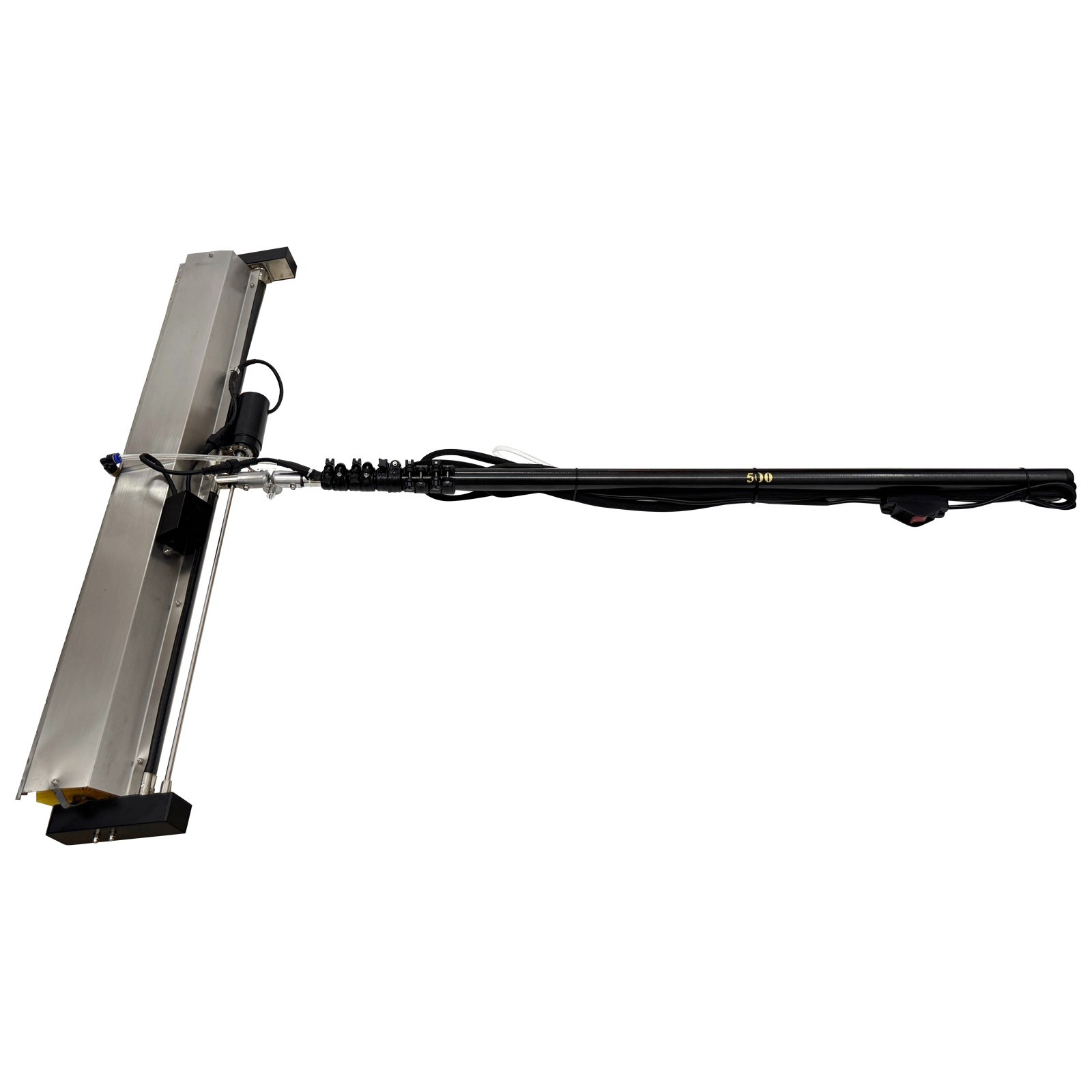 Solar Panel Cleaning Brush Solar Panel Cleaner Roller Brush W/11.5ft Pole 110V