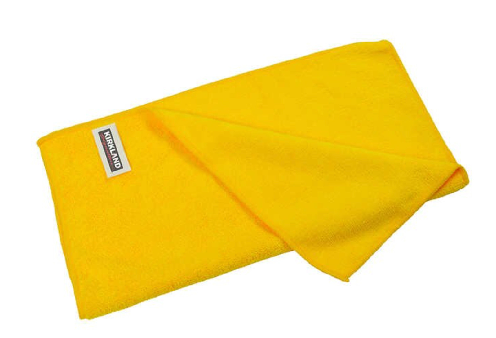 36 PC COSTCO KIRKLAND SIGNATURE YELLOW MULTIPURPOSE AUTO HOME MICROFIBER TOWEL