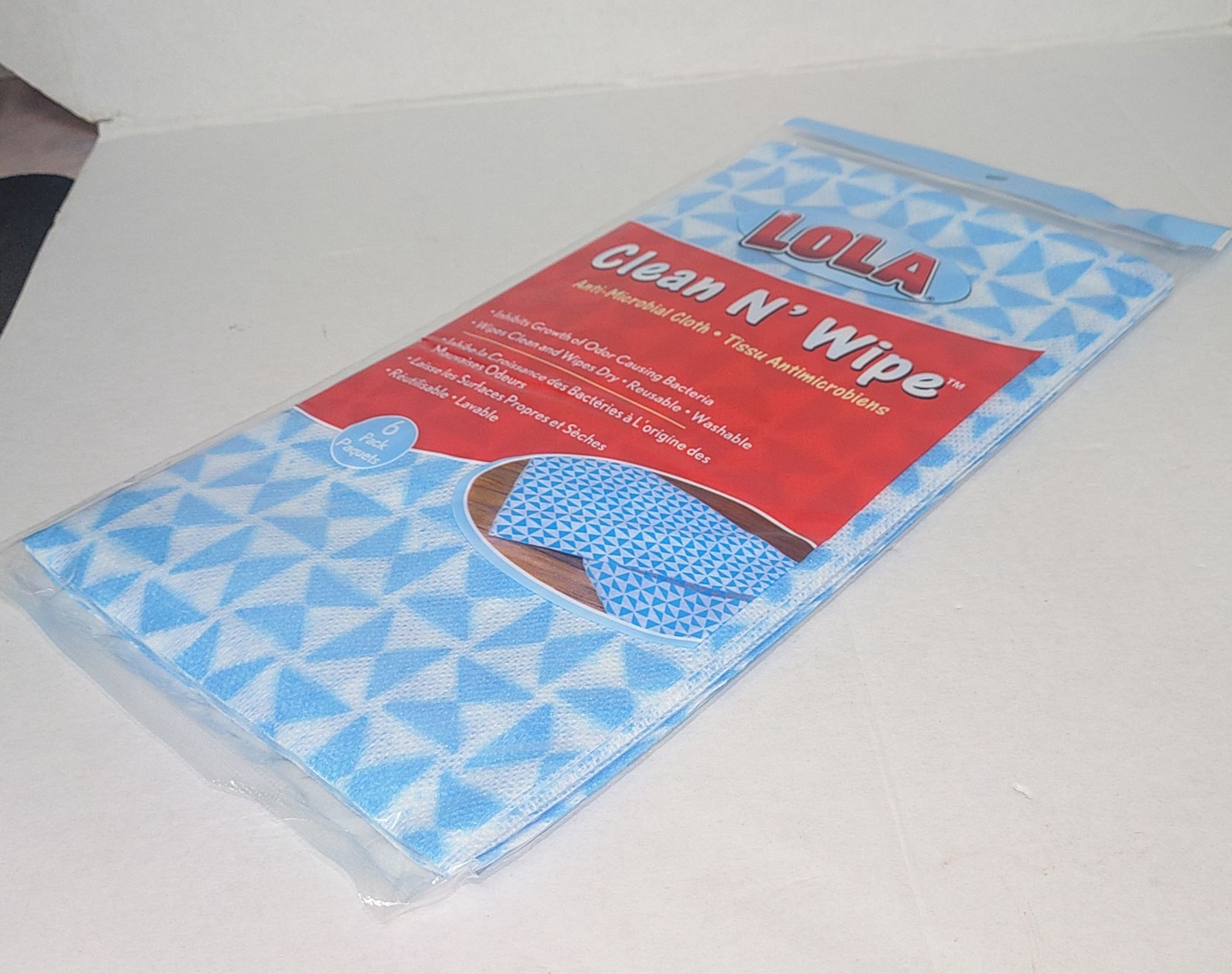 Lola Products Clean N’ Wipe Cloth Comparable To Handi Wipes 6 Pack New Sealed