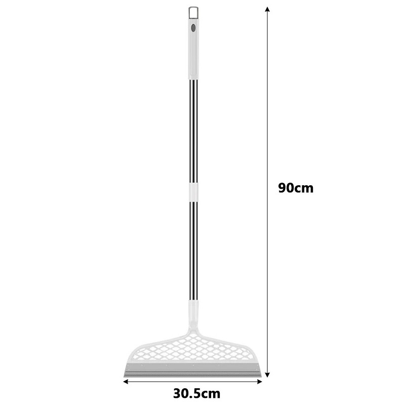 1pc Silicone Scraper Broom Magic Floor Squeegee Glass Cleaning Mop Tool – NEW