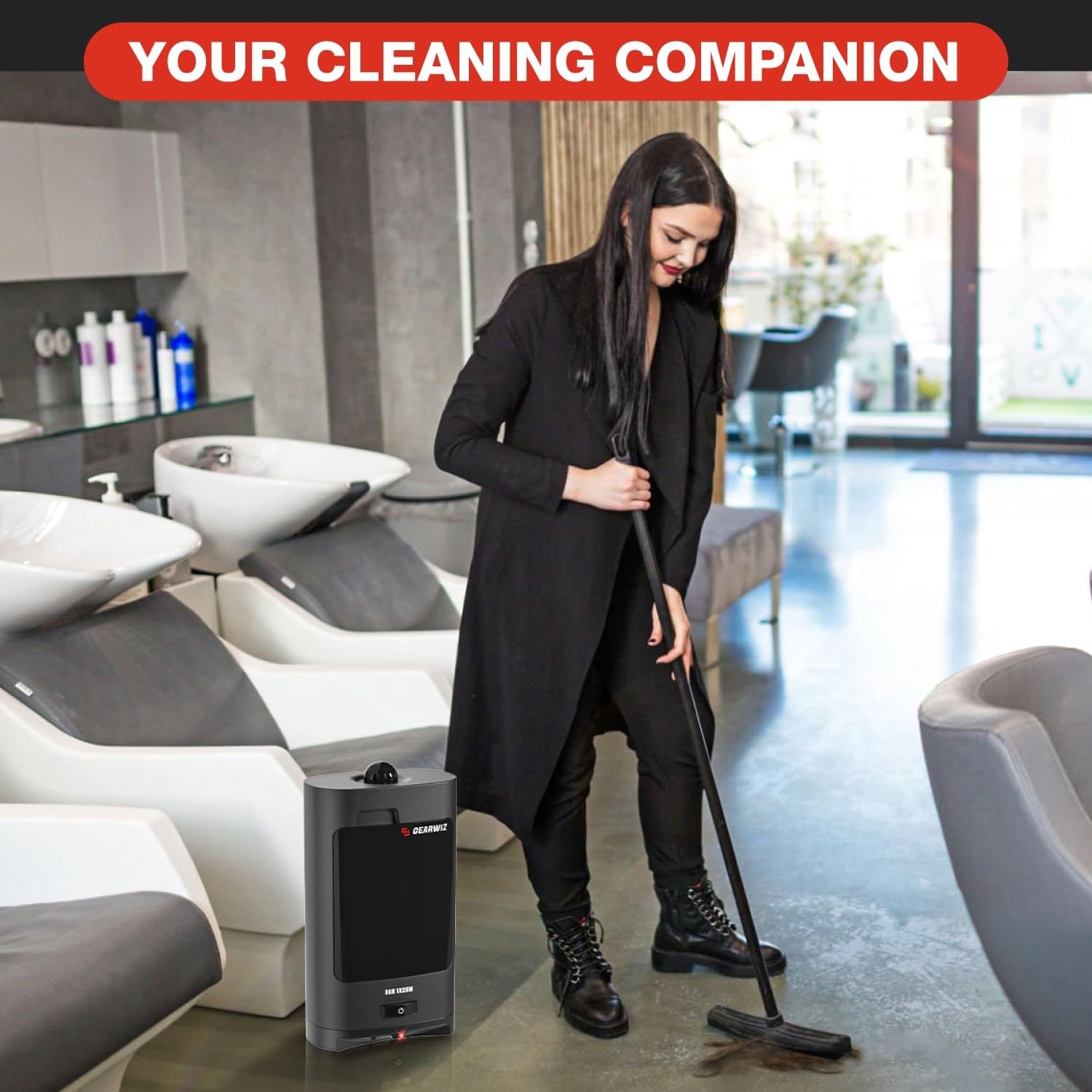 1400W Touchless Automatic Vacuum Dustpan – Motion Sensor Hands-Free Electric …