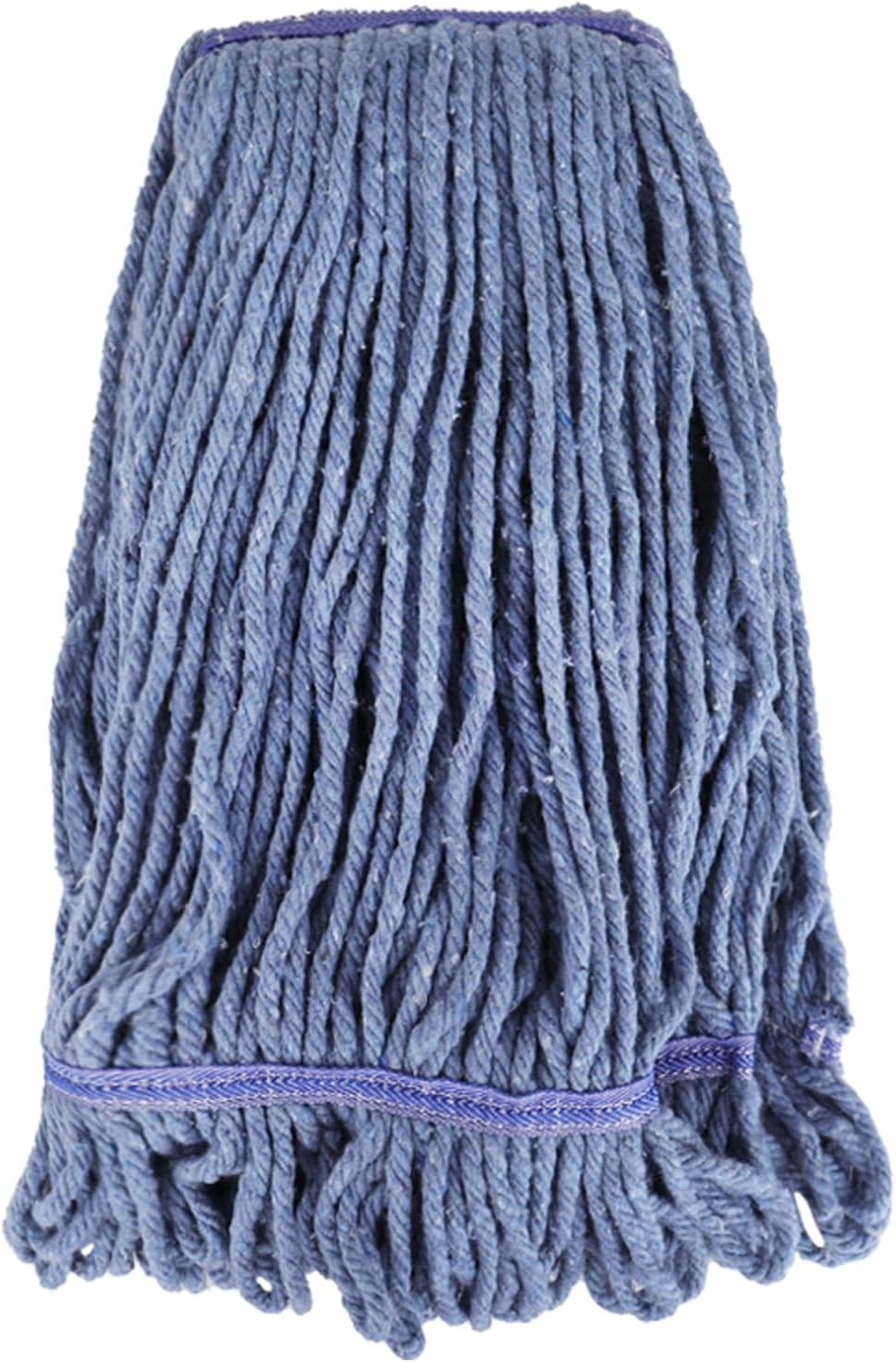 Commercial Heavy Duty Mop Heads Replacement: 1 Pack Industrial Wet Mop Head f…