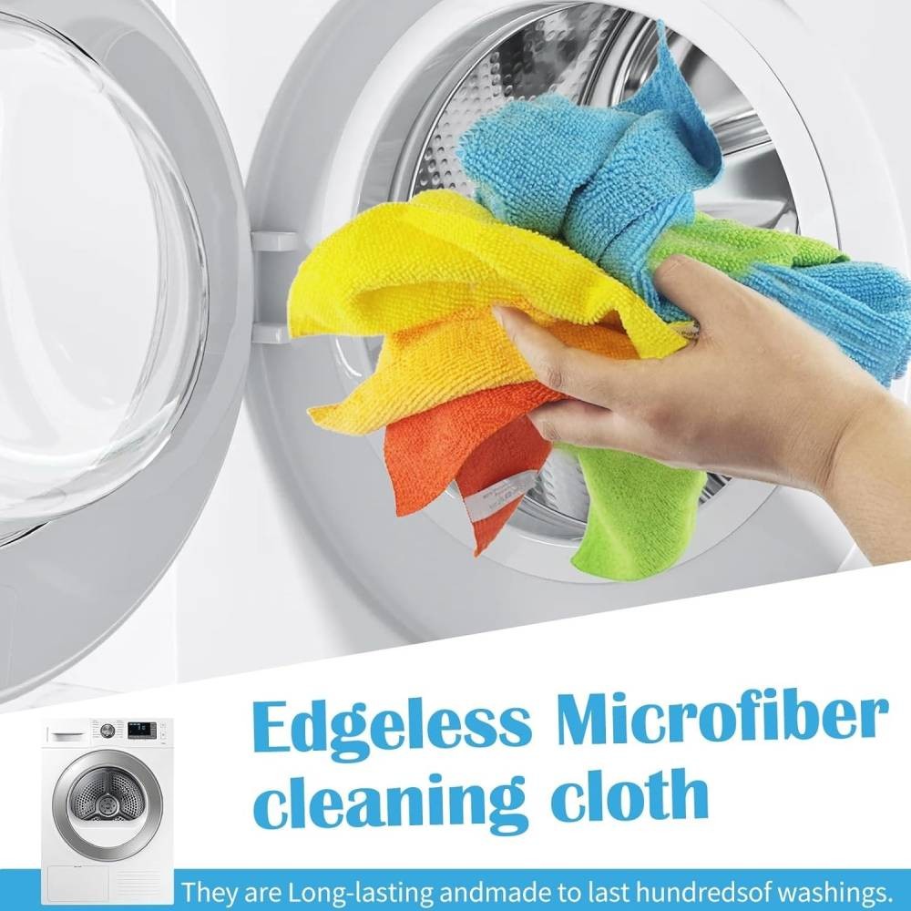 Multi 2/10/50 Pack Microfiber Cleaning Cloth Towels Car Detailing Polishing Rag.