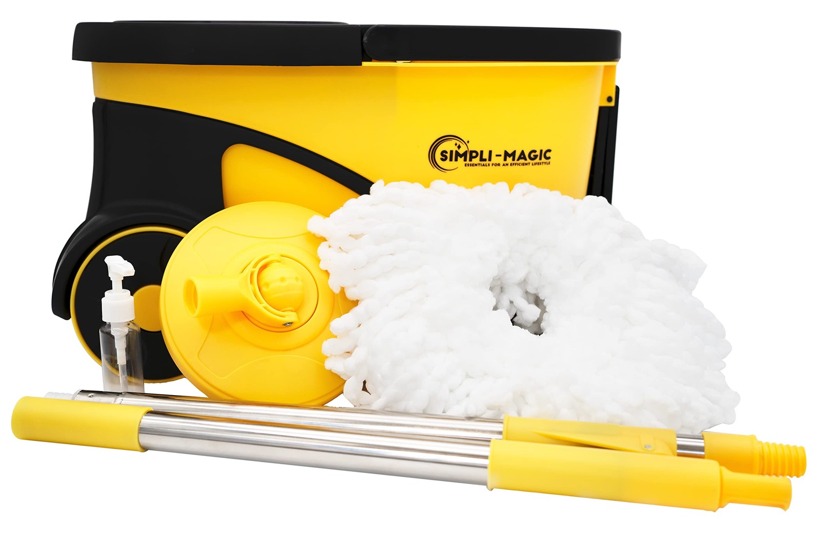 Simpli-Magic Deluxe Stainless Steel Rolling Spin Mop System Replacement