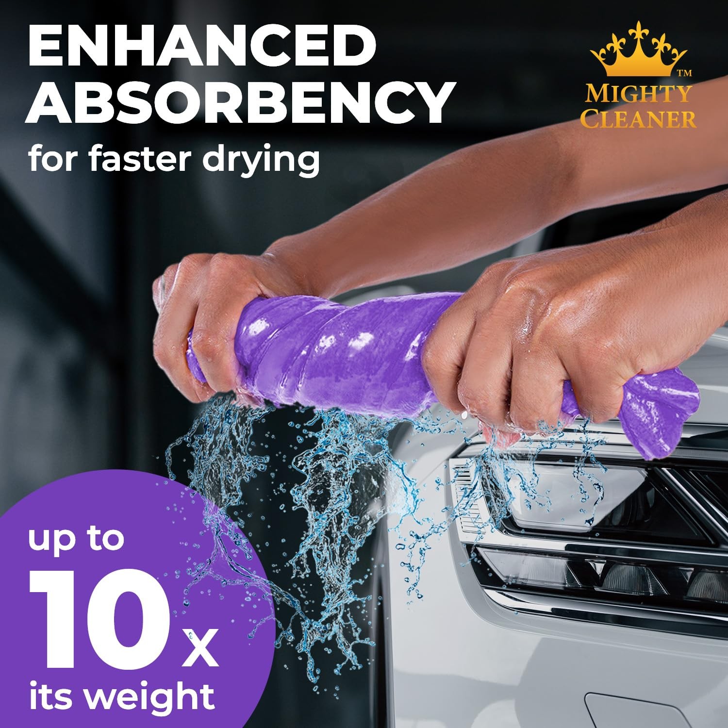 26’x17′ Premium Shammy Cloth for Car Drying Super Absorbent Chamois Towel