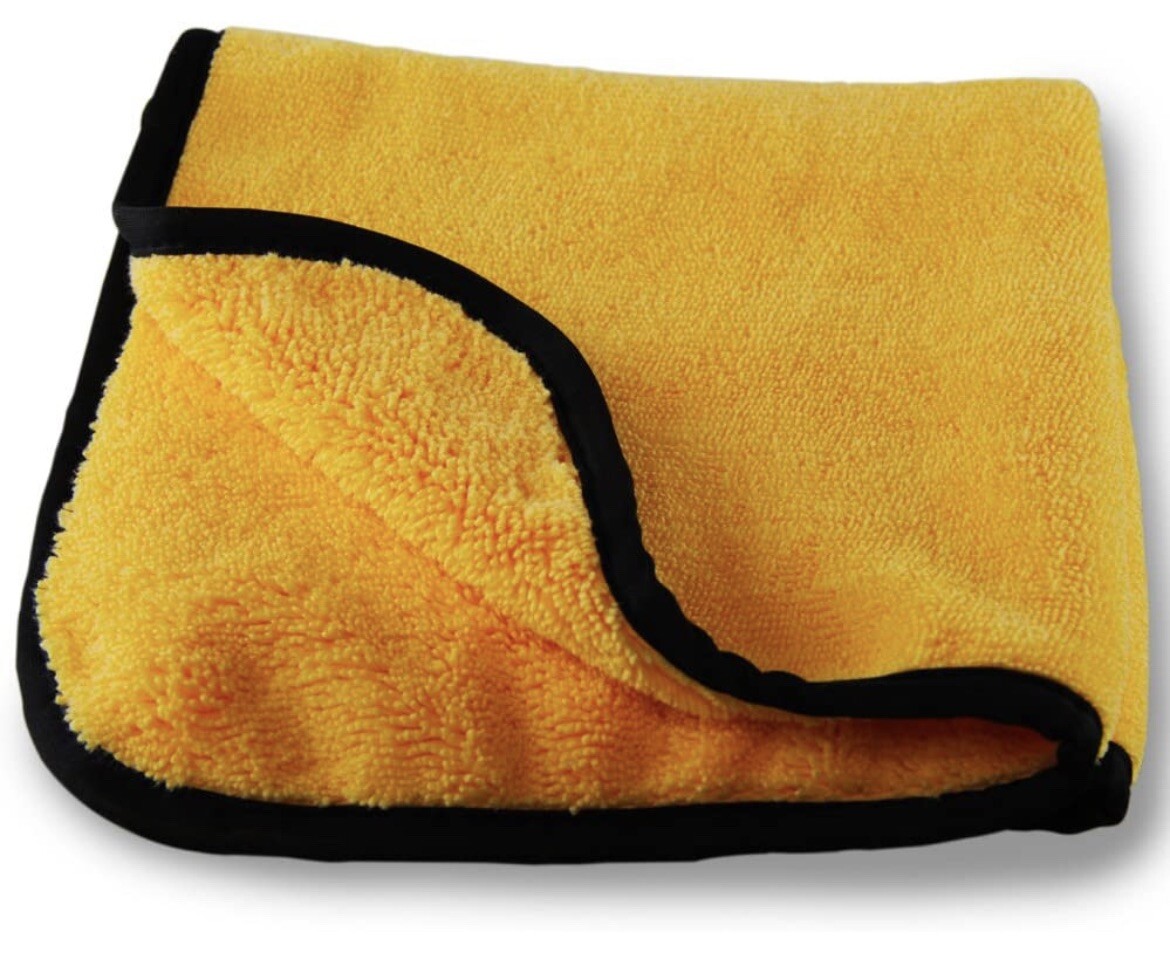 Pack Of 6 Professional Grade Premium Microfiber Towel, Gold 16”x16” Car Detail